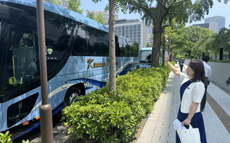 龍ケ崎市の小学生による国会見学